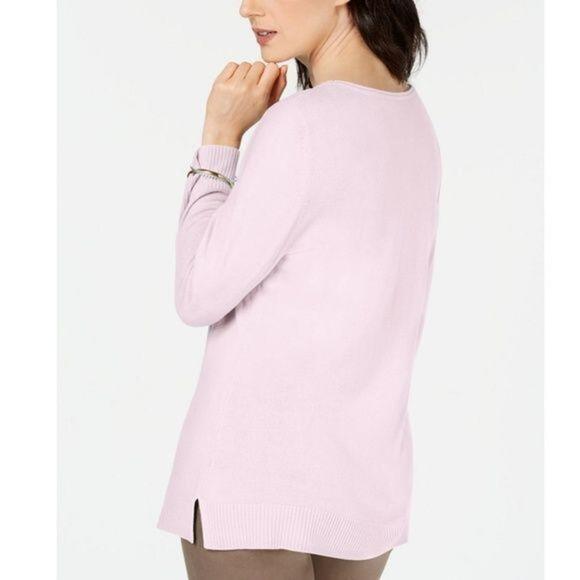 KAREN SCOTT Luxsoft Sweater Pink Ice XL - Picture 2 of 3